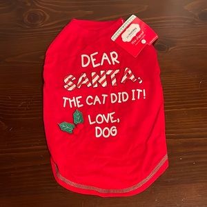 Dear Santa Dog Shirt